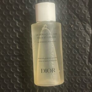 Dior lip and eye make up remover